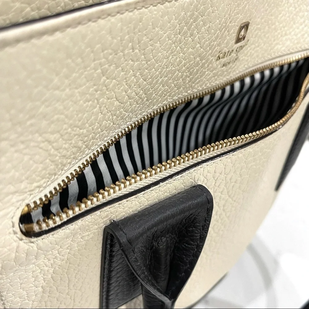 kate spade linda southport avenue tote tan black